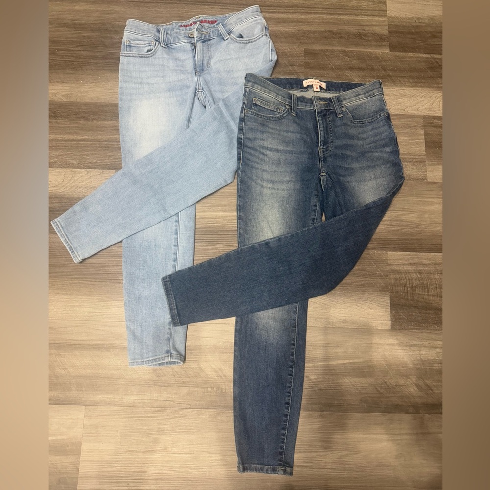 2 pairs Denim Jeans size 4